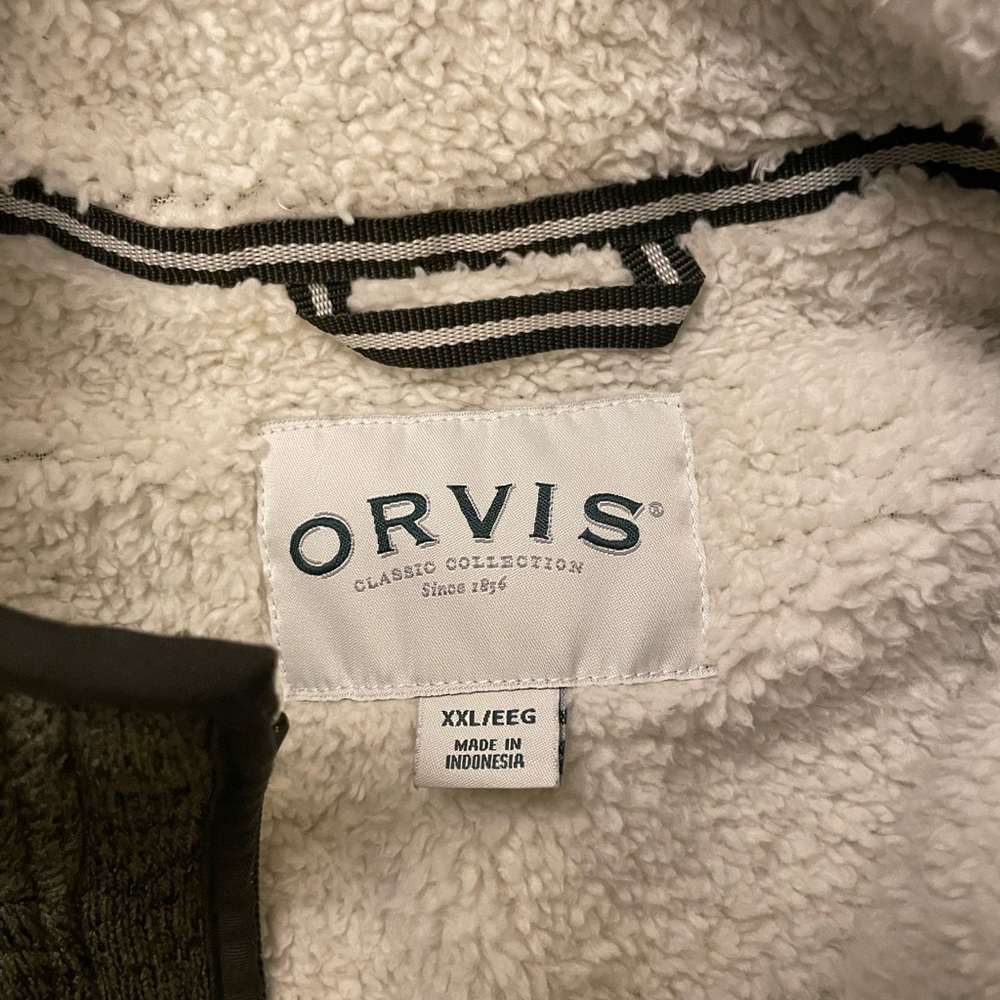 Orvis Classic Collection Fleece with Cream Interior